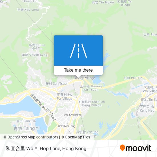 和宜合里 Wo Yi Hop Lane map