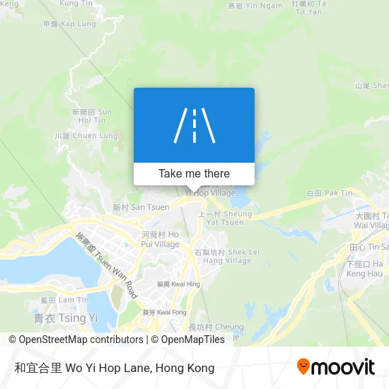 和宜合里 Wo Yi Hop Lane地圖