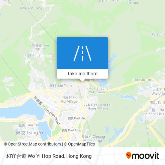 和宜合道 Wo Yi Hop Road map