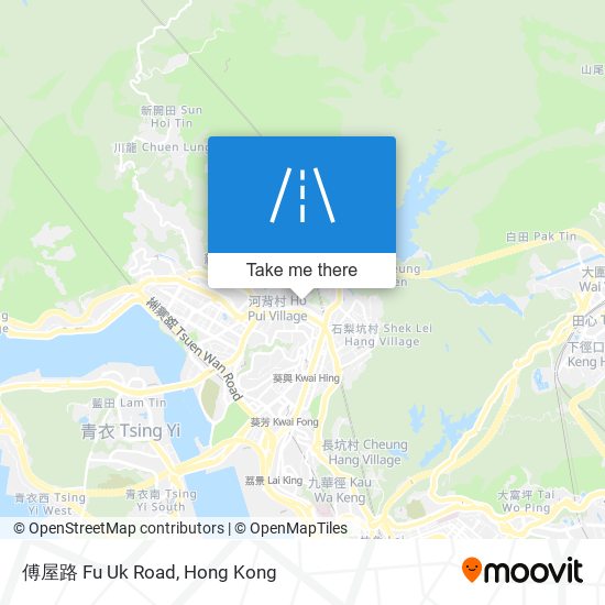 傅屋路 Fu Uk Road map