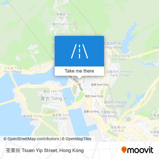 荃業街 Tsuen Yip Street map