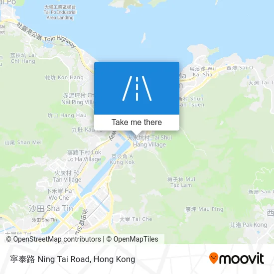 寧泰路 Ning Tai Road map