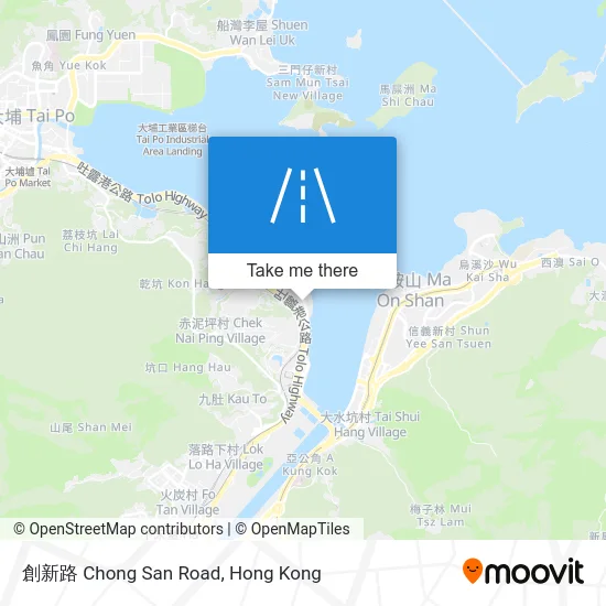 創新路 Chong San Road map