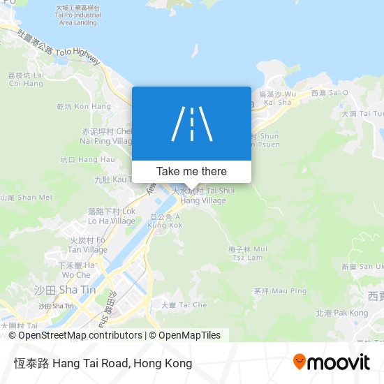 恆泰路 Hang Tai Road map