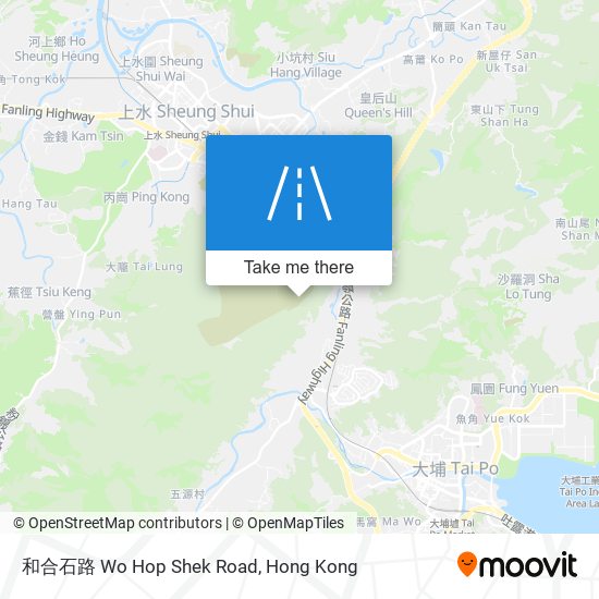 和合石路 Wo Hop Shek Road map