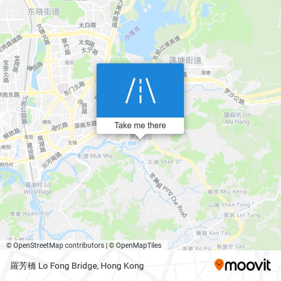 羅芳橋 Lo Fong Bridge map
