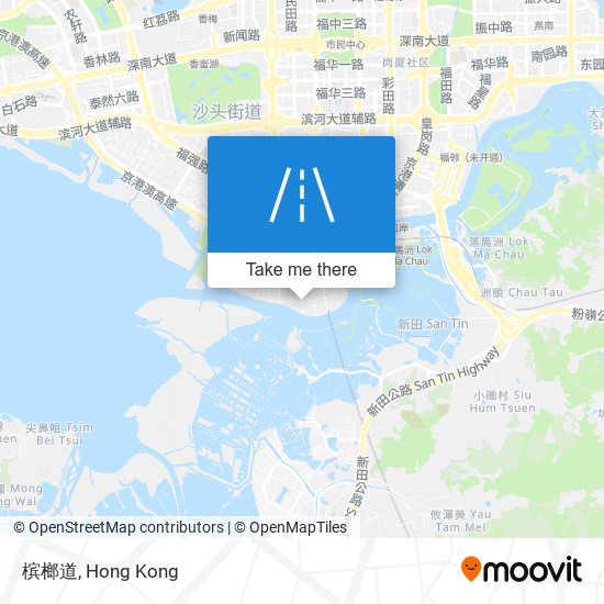 槟榔道 map