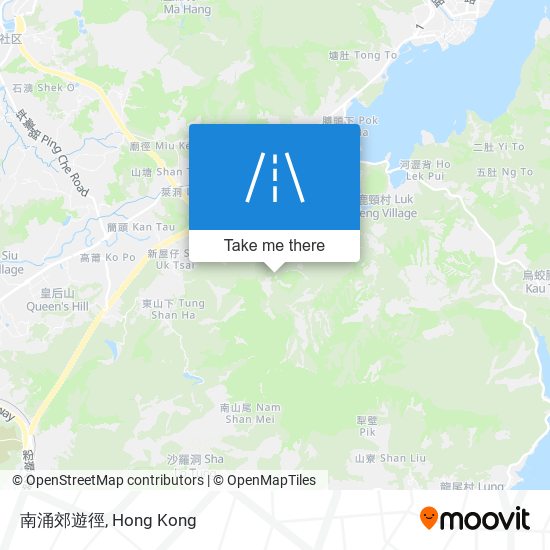 南涌郊遊徑 map