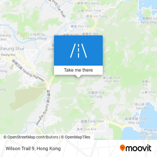 Wilson Trail 9 map