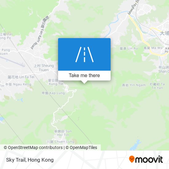 Sky Trail map