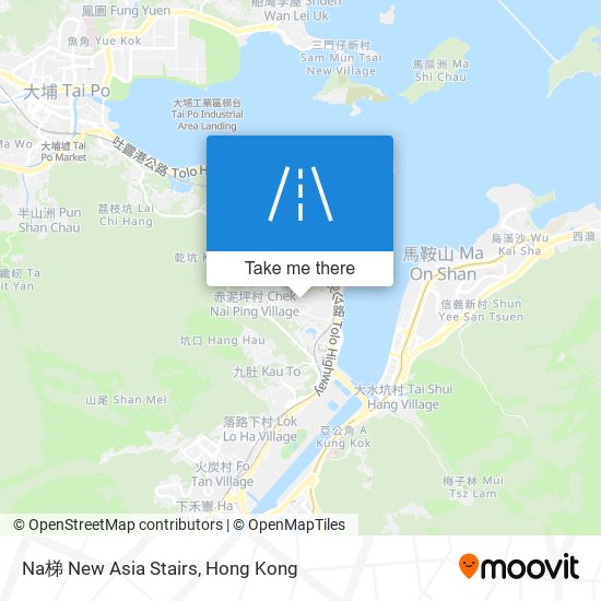 Na梯 New Asia Stairs map