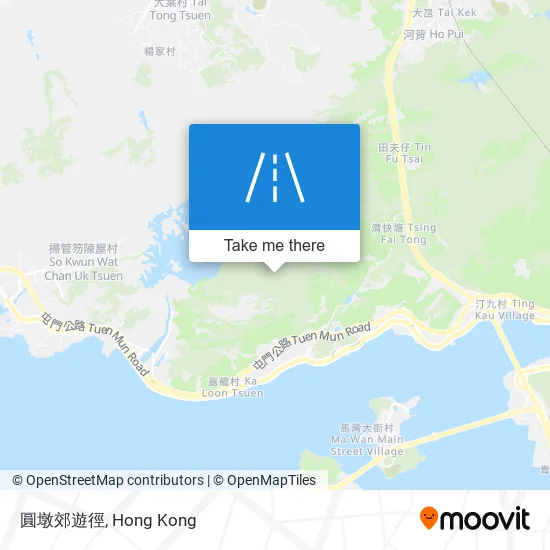 圓墩郊遊徑 map