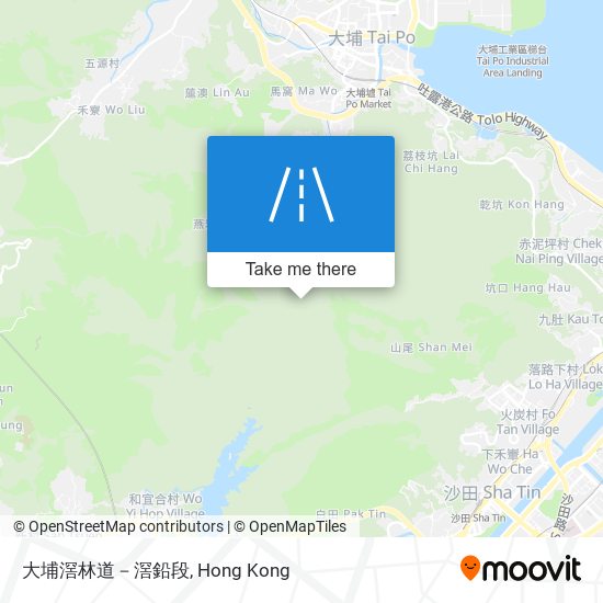 大埔滘林道－滘鉛段 map