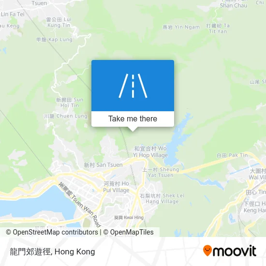 龍門郊遊徑地圖