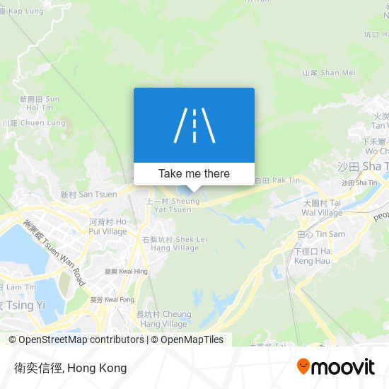 衛奕信徑 map