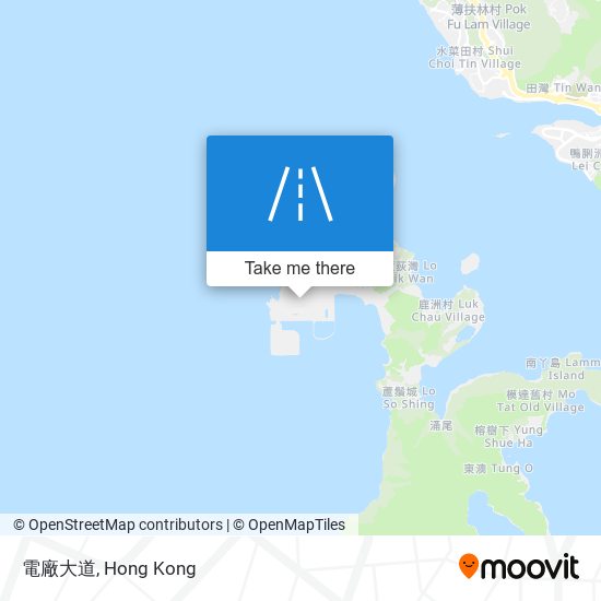 電廠大道 map