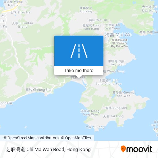 芝麻灣道 Chi Ma Wan Road map