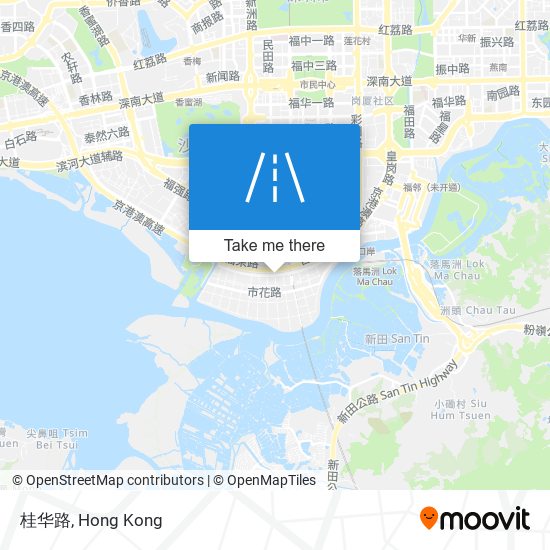 桂华路地圖