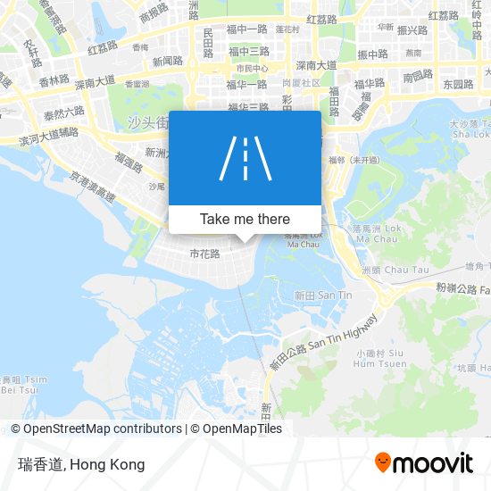 瑞香道 map