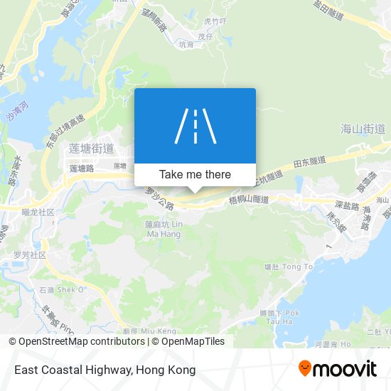 East Coastal Highway map