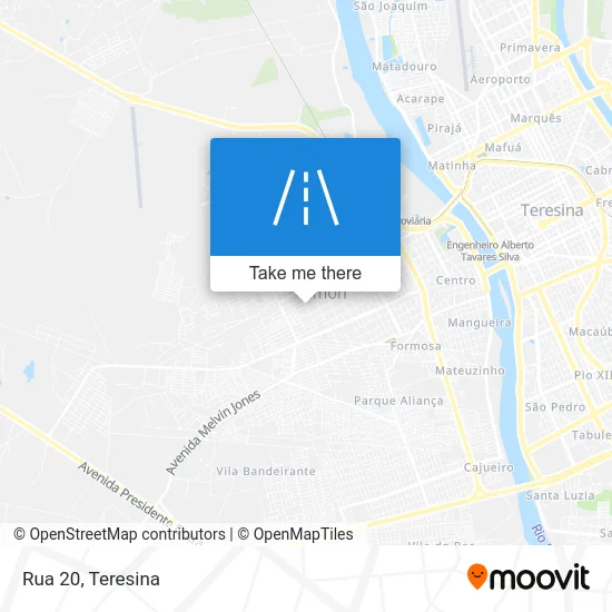 Rua 20 map