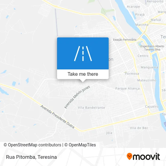 Rua Pitomba map