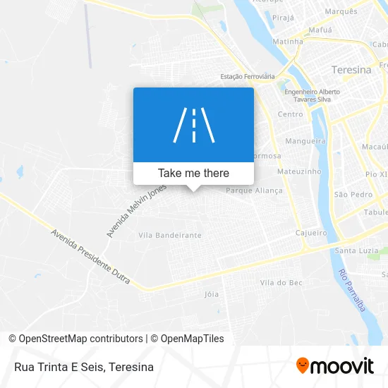 Rua Trinta E Seis map