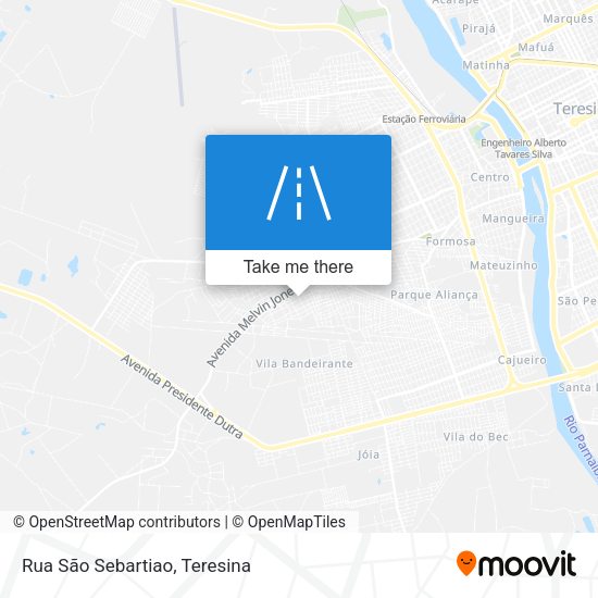 Rua São Sebartiao map