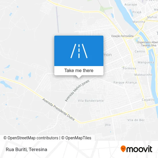 Rua Buriti map