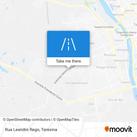 Rua Leandro Rego map