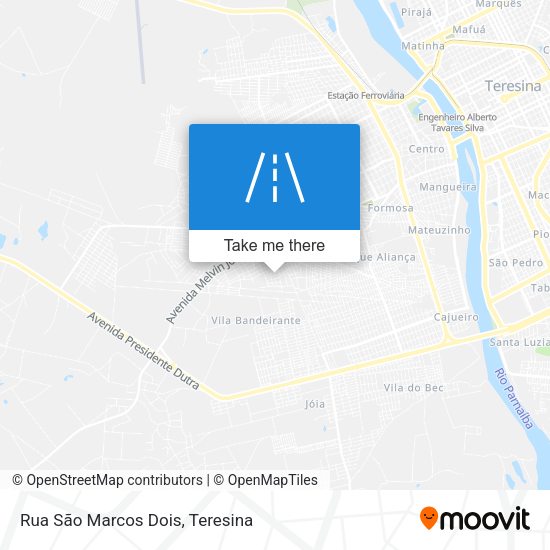 Rua São Marcos Dois map