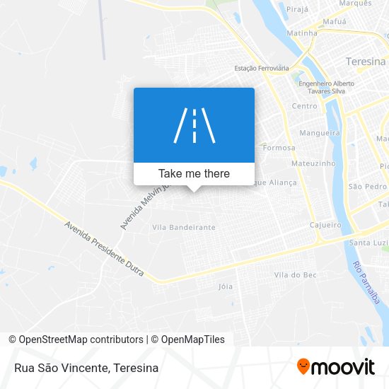 Rua São Vincente map