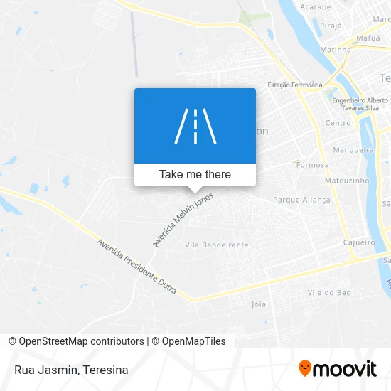 Rua Jasmin map