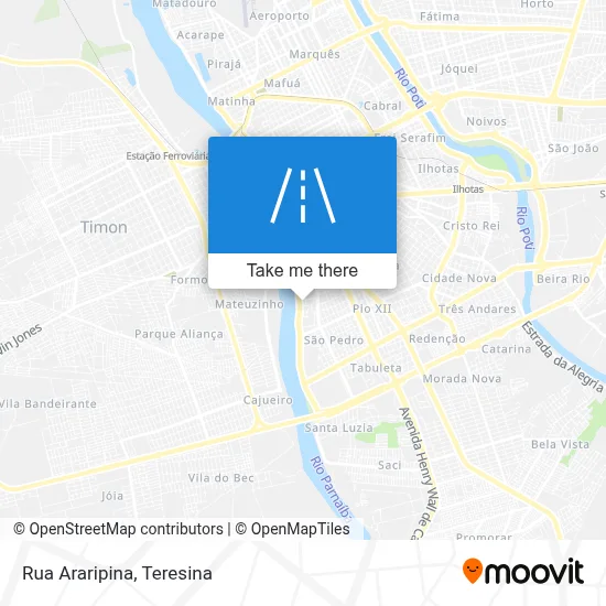 Rua Araripina map