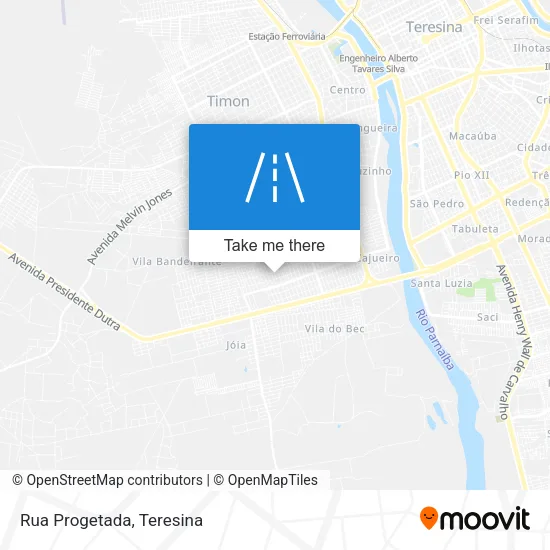 Rua Progetada map