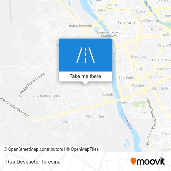 Rua Desesete map