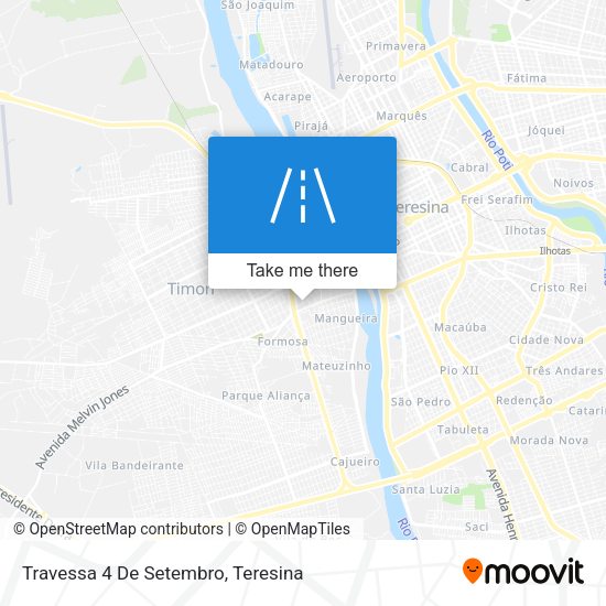 Travessa 4 De Setembro map