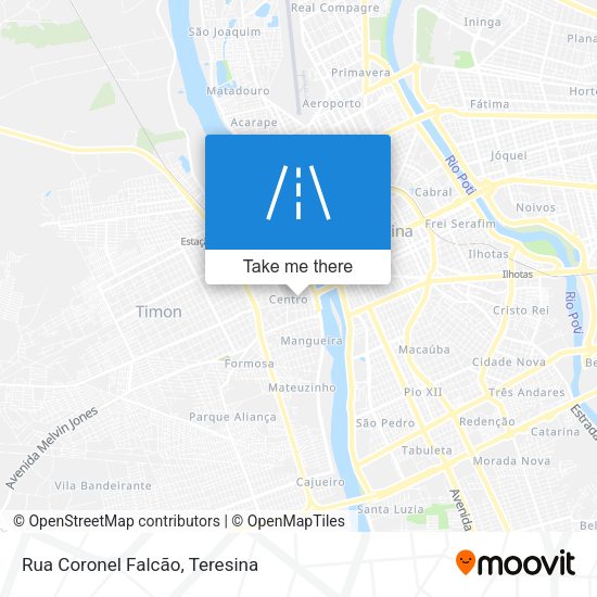 Rua Coronel Falcão map