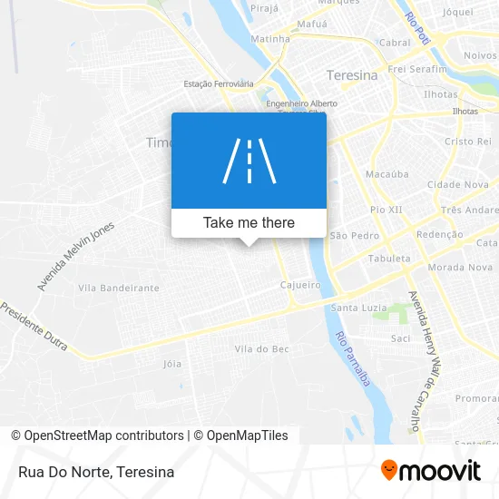 Rua Do Norte map