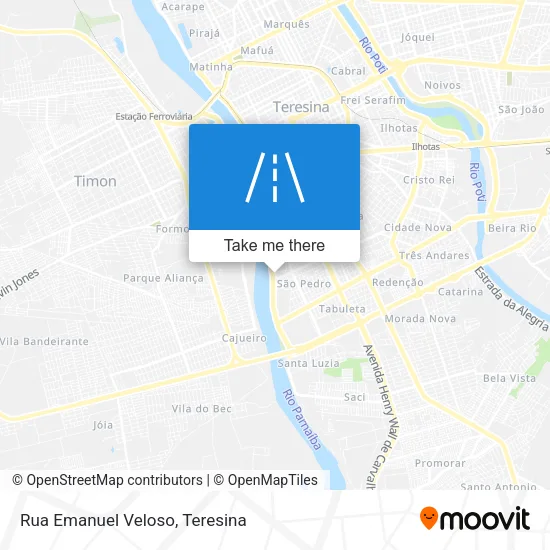 Rua Emanuel Veloso map