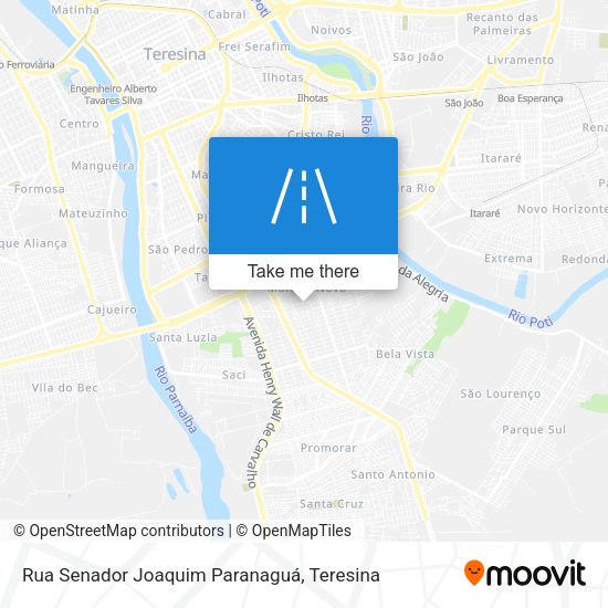 Rua Senador Joaquim Paranaguá map