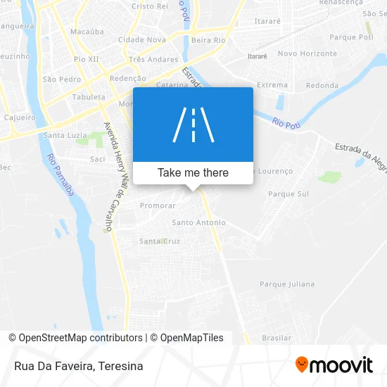 Rua Da Faveira map