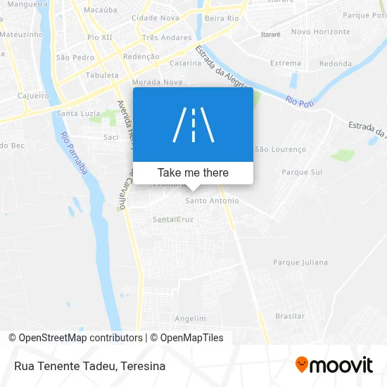 Rua Tenente Tadeu map