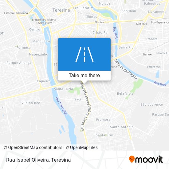 Rua Isabel Oliveira map