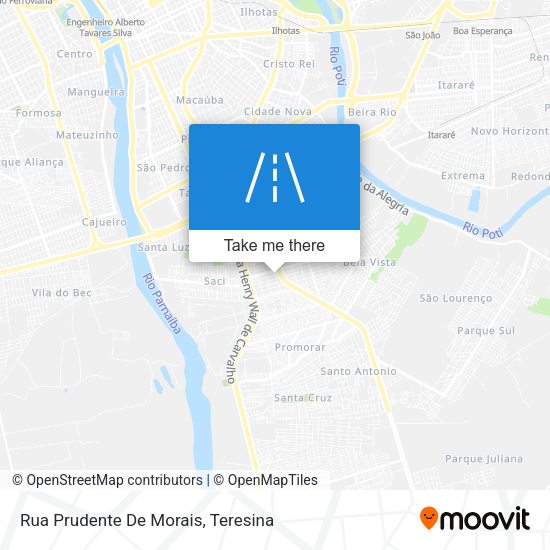 Rua Prudente De Morais map