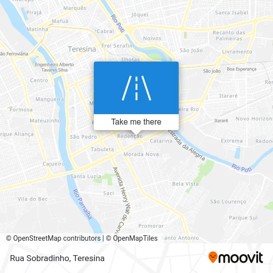 Rua Sobradinho map