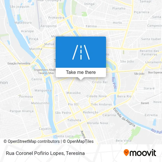 Rua Coronel Pofírio Lopes map