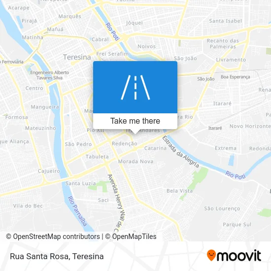 Rua Santa Rosa map