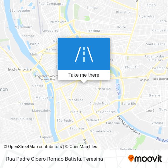 Rua Padre Cicero Romao Batista map