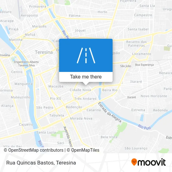 Rua Quincas Bastos map
